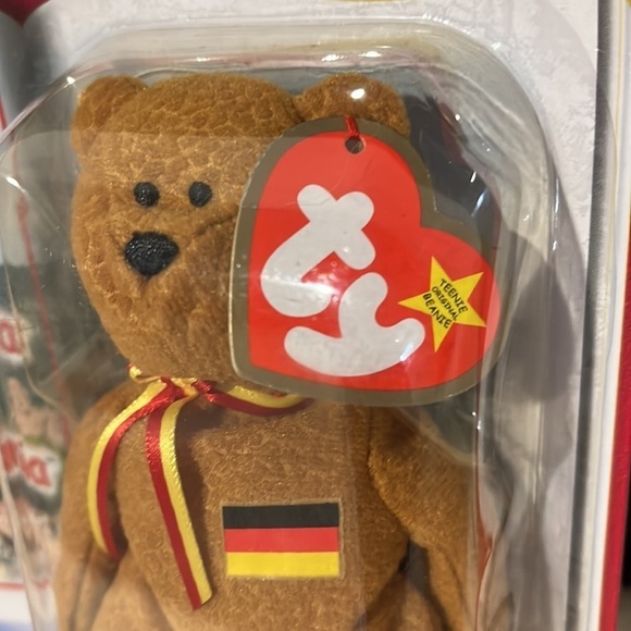 TY BEANIE BABY 1999 GERMANIA BEAR RARE WITH ERRORS - Picture 2 of 5